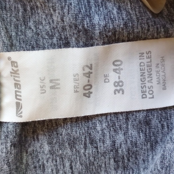 *50off3* Marika Cropped Hoodie Long Sleeve Workout T-shirt Top M Heather Gray - Picture 3 of 6